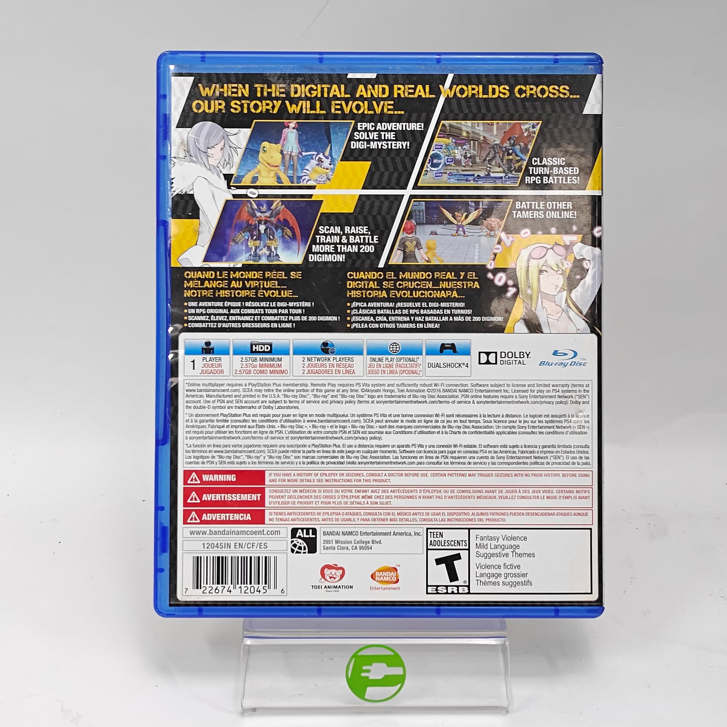 Digimon Story: Cyber Sleuth (Sony PlayStation 4 PS4, 2016)