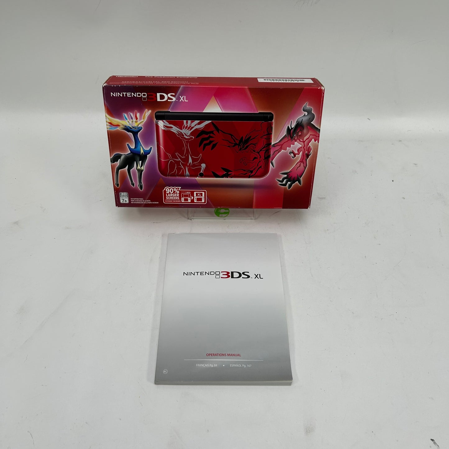 Nintendo 3DS XL Handheld Game Console SPR-001 Xerneas/Yveltal Red Editon