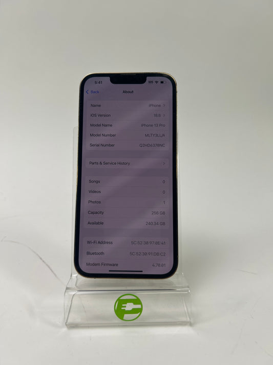 T-Mobile Apple iPhone 13 Pro 256GB Gold MLTY3LL/A