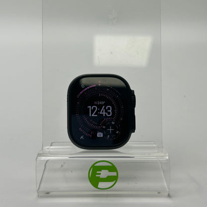 GPS Only Apple Watch Ultra 3 49MM Black Titanium A3281 Face Only