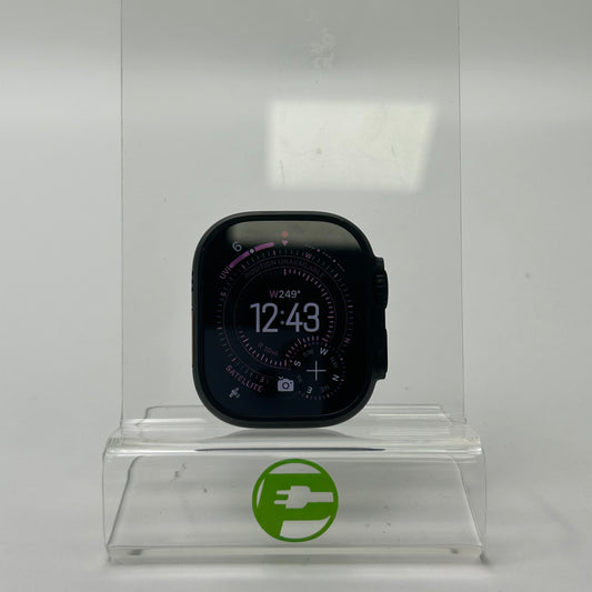 GPS Only Apple Watch Ultra 3 49MM Black Titanium A3281 Face Only