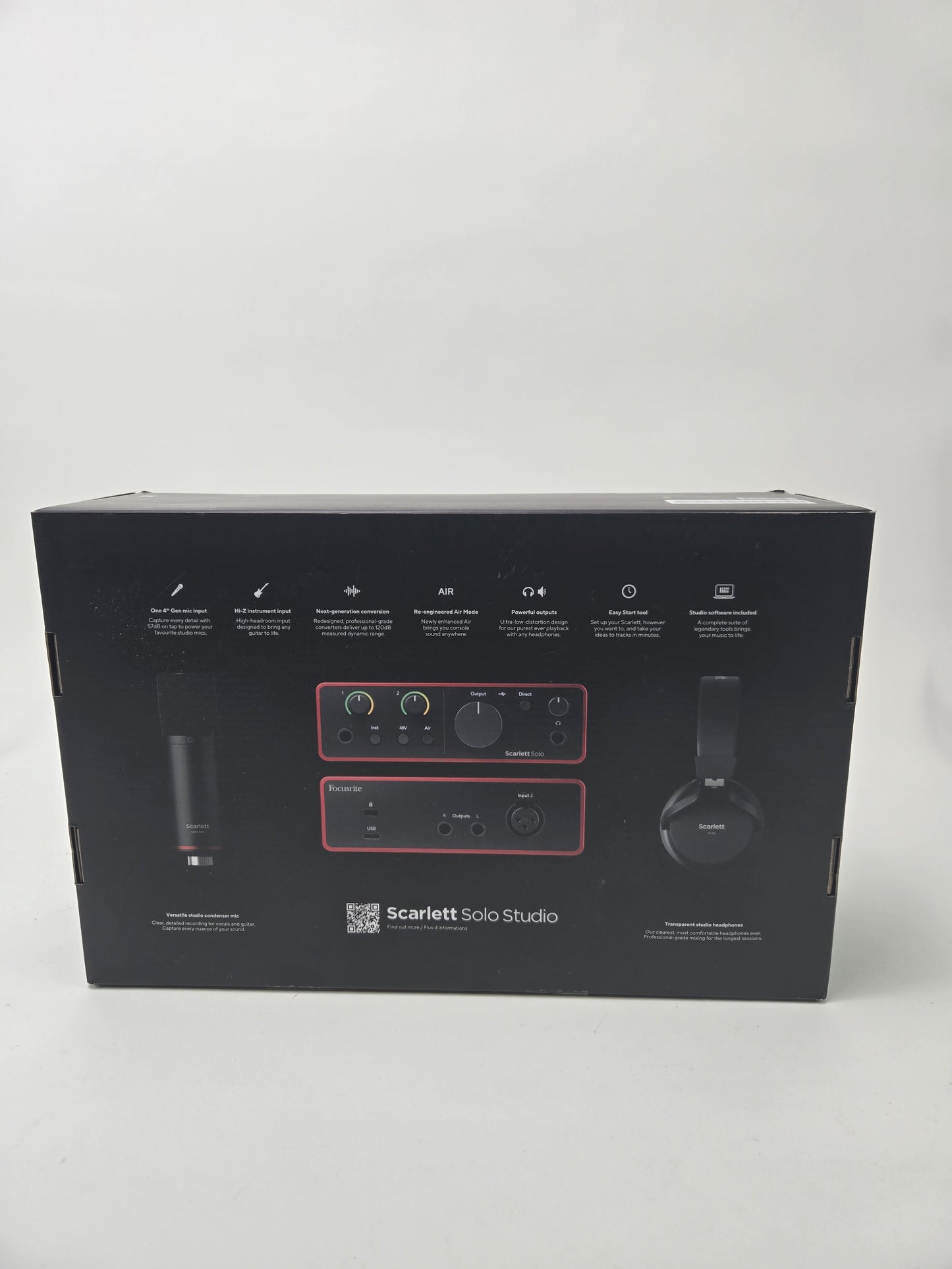 Focusrite Scarlett Solo Studio 4th Gen studio MOSC0039