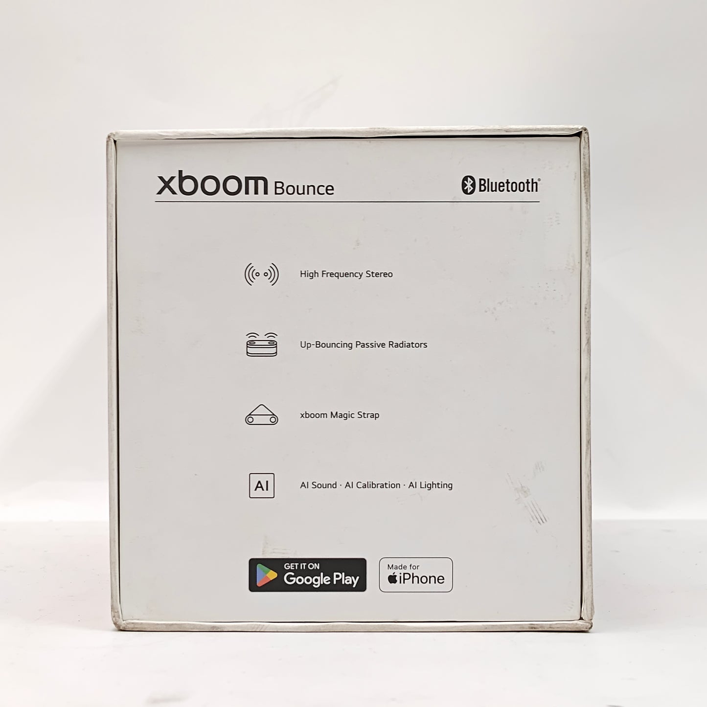 New LG xboom Bounce Portable Bluetooth Speaker Black AUSAWBK