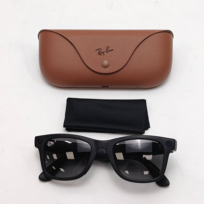 Ray-Ban Meta Wayfarer Gen 1 Matte Black Polarized RW4008 601ST3 AI Smart Glasses