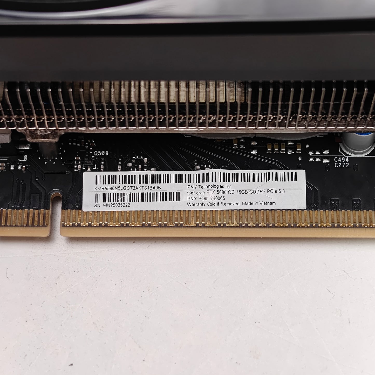 PNY GeForce RTX 5080 OC 16GB GDDR7 Graphics Card