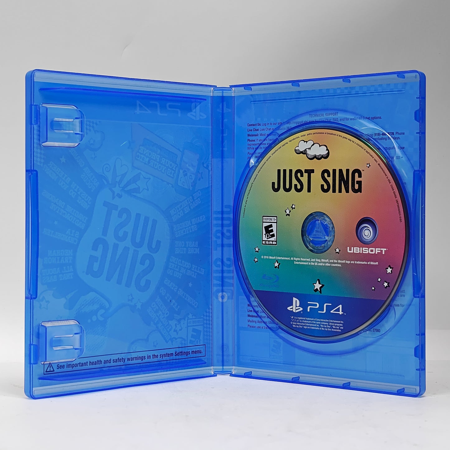 Just Sing (Sony PlayStation 4 PS4, 2016)