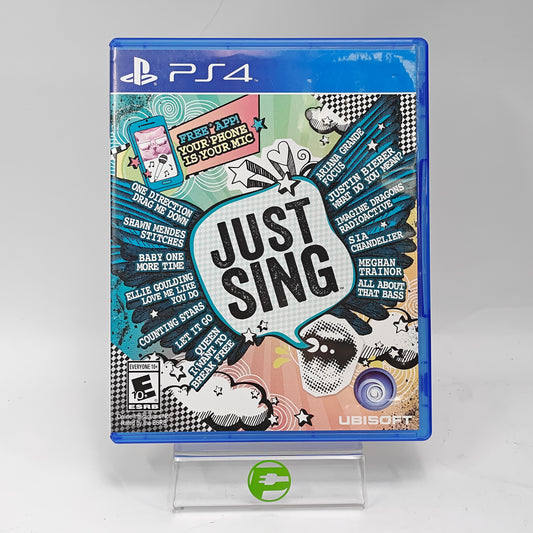 Just Sing (Sony PlayStation 4 PS4, 2016)