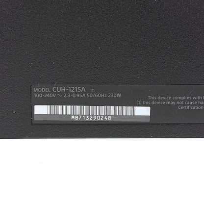 Sony PlayStation 4 PS4 500GB Black Console Gaming System CUH-1215A FW 6.51