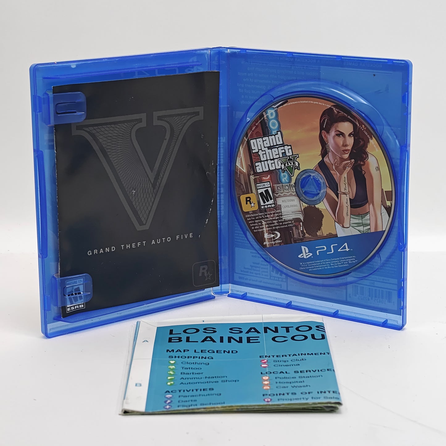Grand Theft Auto V (Playstation 4, 2014)