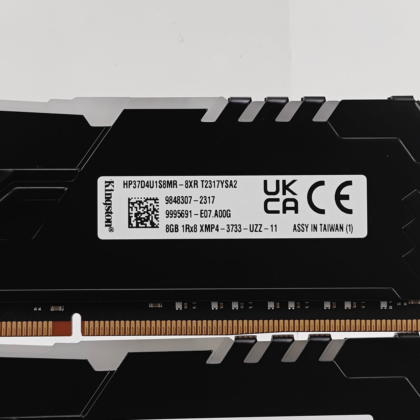 Kingston HyperX Fury 16GB (2x8GB) RAM DDR4 3733MHz HP37D4U1S8MR-8XR
