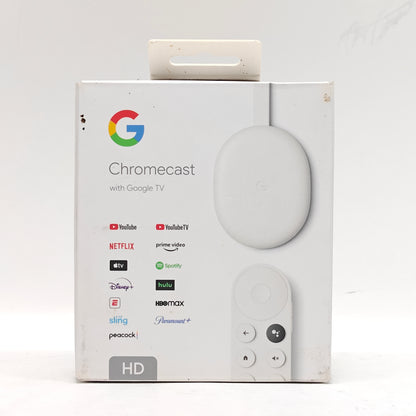 Google Chromecast Streaming Media Device White GA03131-US