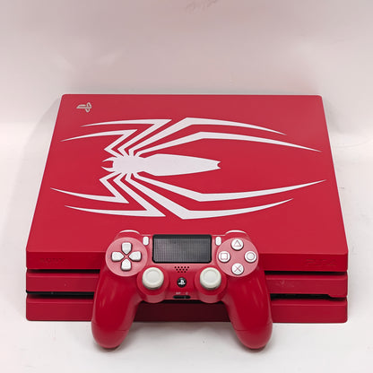Sony PlayStation 4 Pro PS4 1TB Spider-Man Edition Console Gaming CUH-7115B
