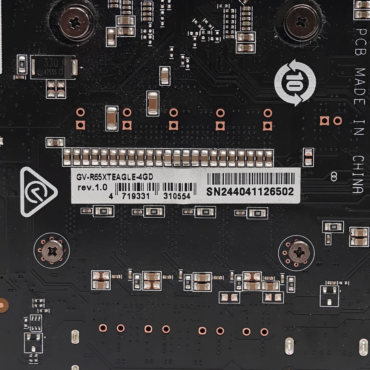 Gigabyte Radeon RX 6500 XT Eagle OC 4GB GDDR6 Graphics Card GV-R65XTEAGLE-4GD