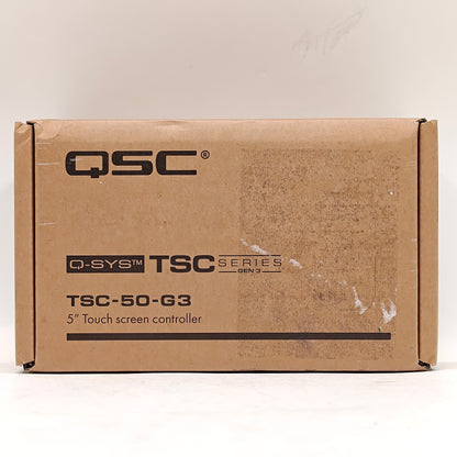 New QSC Q-SYS 5" Touch Screen Controller TSC-50-G3