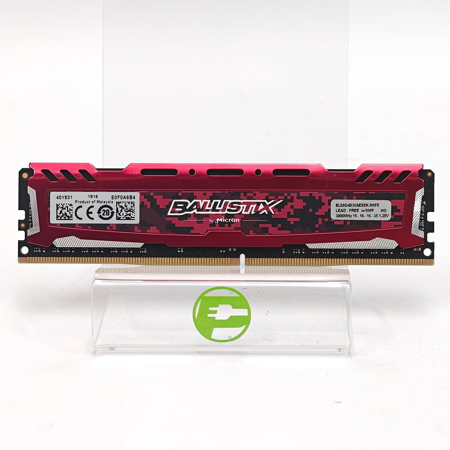 Micron Ballistix 8GB (1x8GB) RAM DDR4 3000MHz BLS8G4D30AESEK.M8FE Gaming RAM