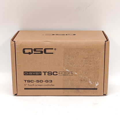 New QSC Q-SYS 5" Touch Screen Controller TSC-50-G3