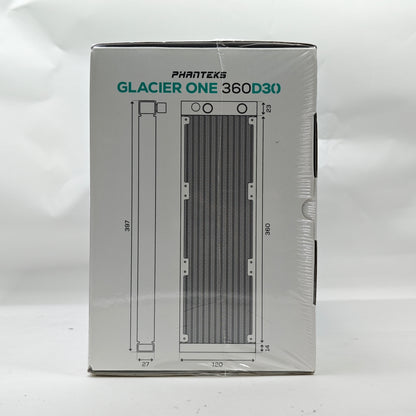 New Phanteks Glacier One 360 D30 Closed-Loop AIO CPU Liquid Cooler PH-GO360D30